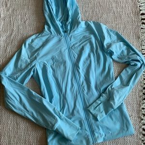 Lululemon powder blue workout jacket!